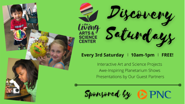 discovery saturday at the living arts and science center 