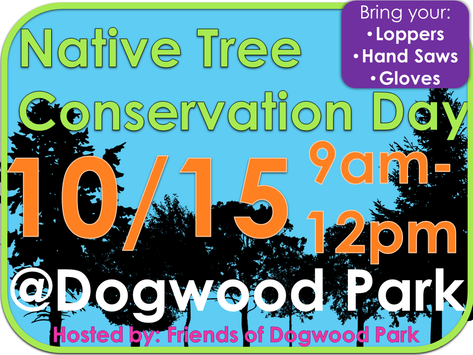 dogwood park native tree conservation day 